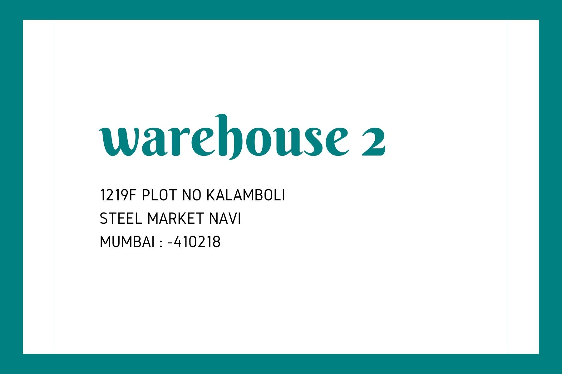 Doshi Impex India Navi Mumbai Warehouse Address